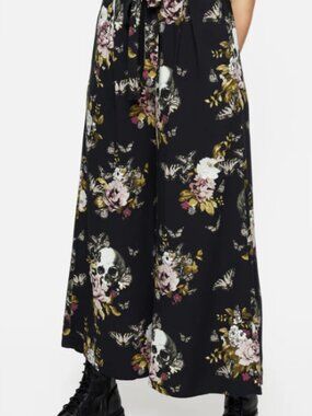 Revival Floral Wide Leg Culotte Trousers - 6